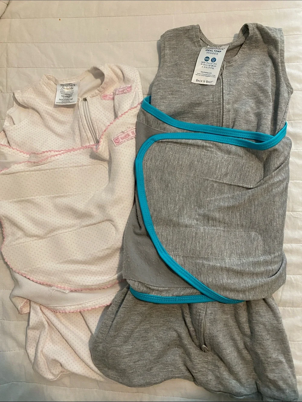 2 pack Halo Swaddle sacks